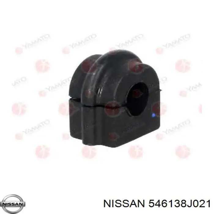 Втулка стабілізатора заднього Nissan/Infiniti 546138J021 ціна, від 4.36 USD