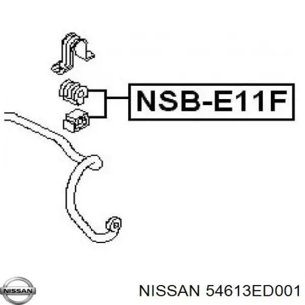 Подушка стабілізатора Nissan/Infiniti 54613ED001 ціна, від 5.40 USD