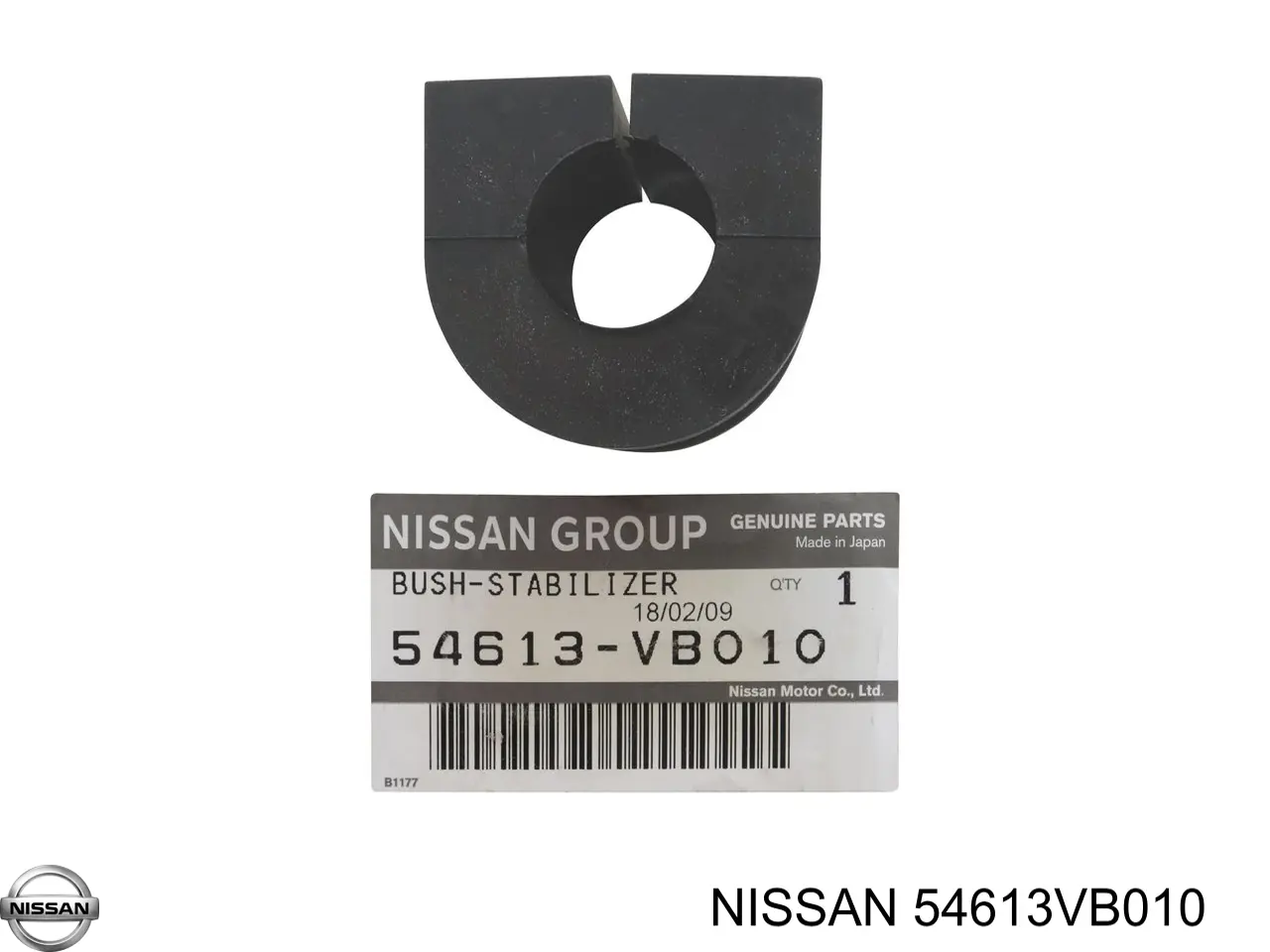Втулка заднего стабилизатора NISSAN 54613VB010