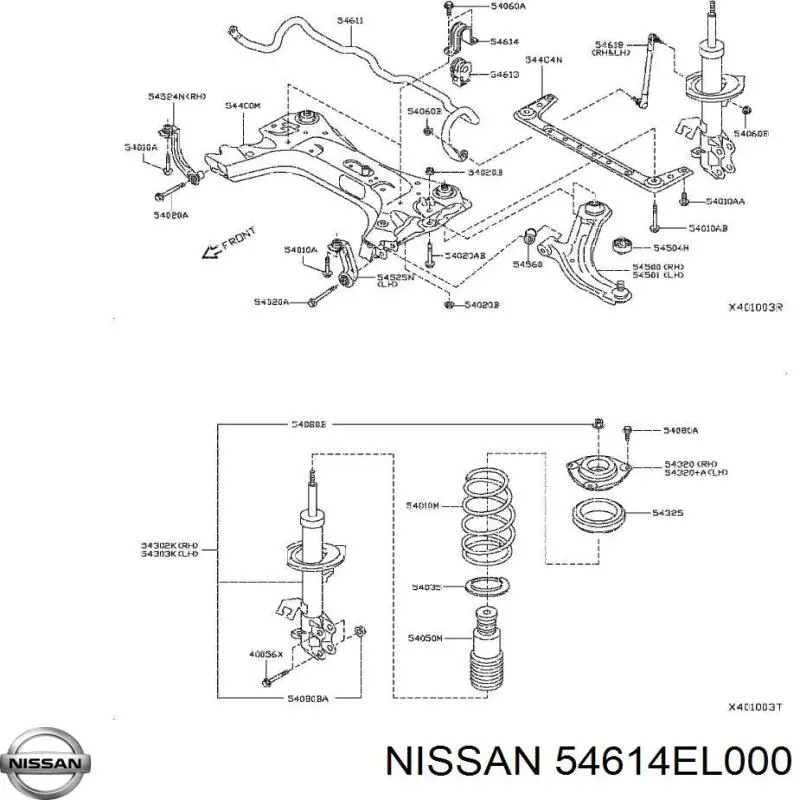 54614EL000 Nissan/Infiniti 