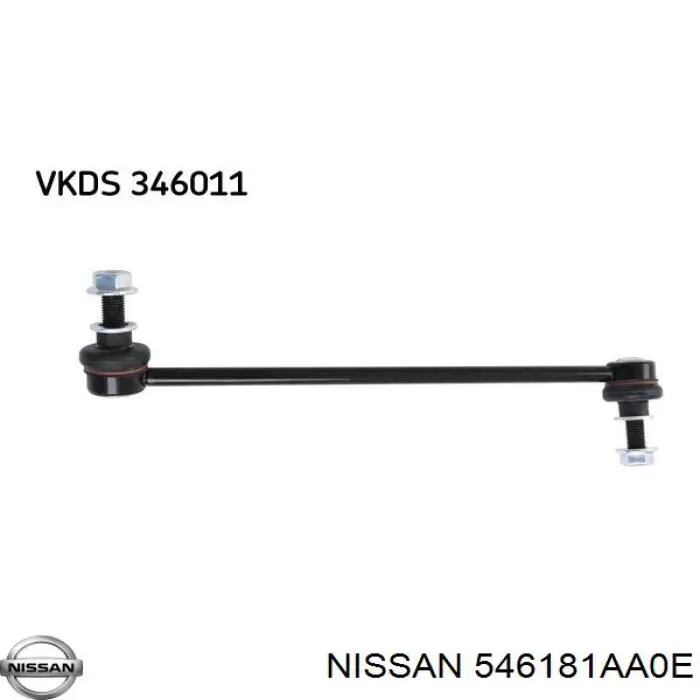 Яйця на стабілізаторі передні Nissan/Infiniti 546181AA0E ціна, від 14.77 USD