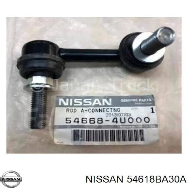 54618BA30A Nissan стійка стабілізатора переднього, права