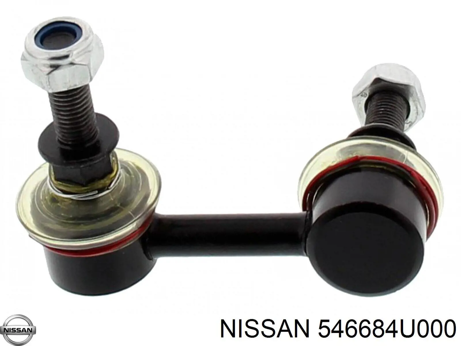 546684U000 Nissan стійка стабілізатора переднього, ліва