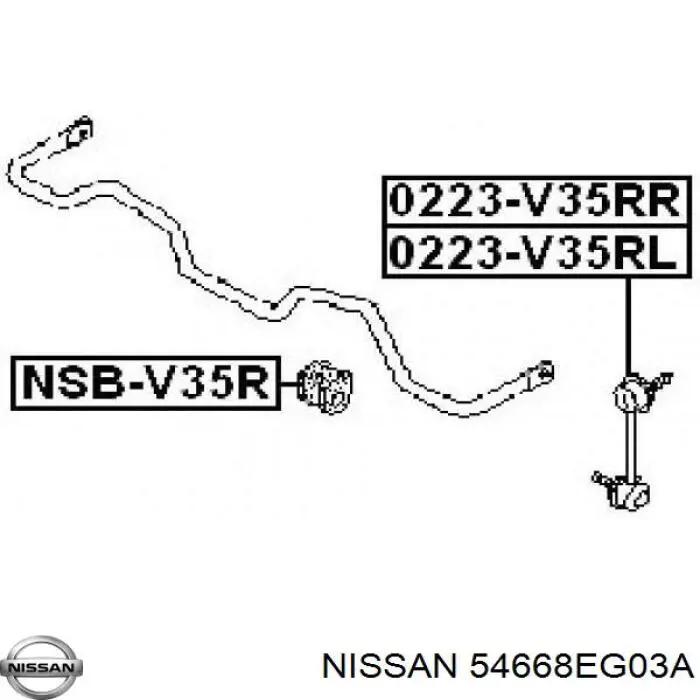  54668EG03A Nissan/Infiniti