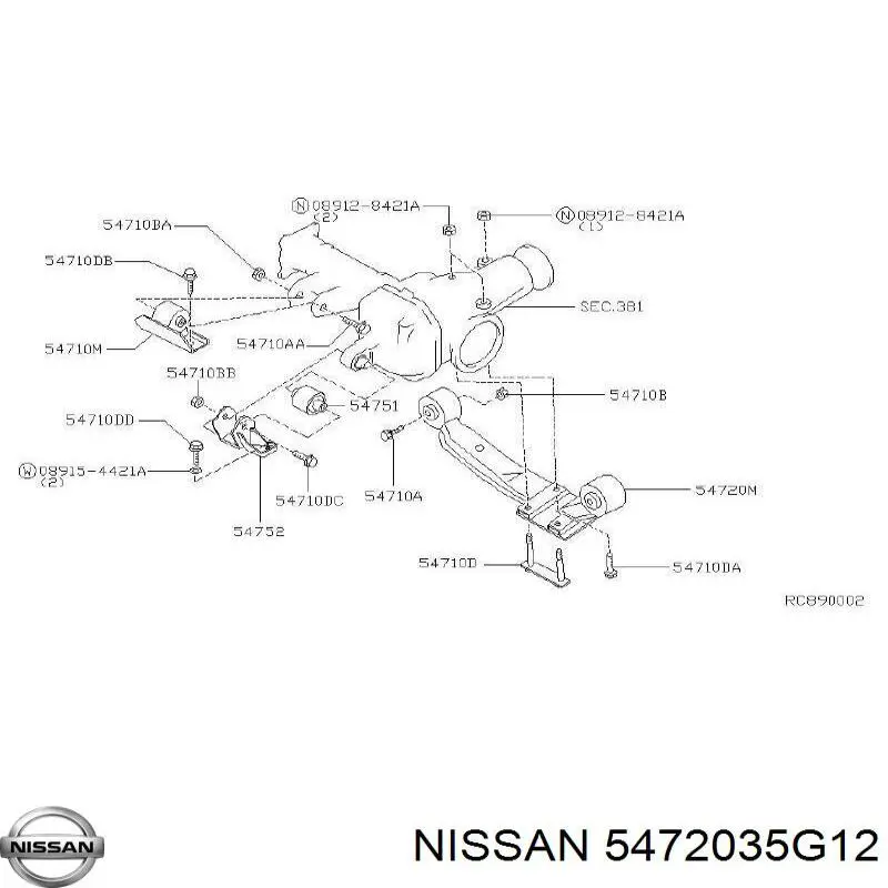 5472035G12 Nissan/Infiniti 