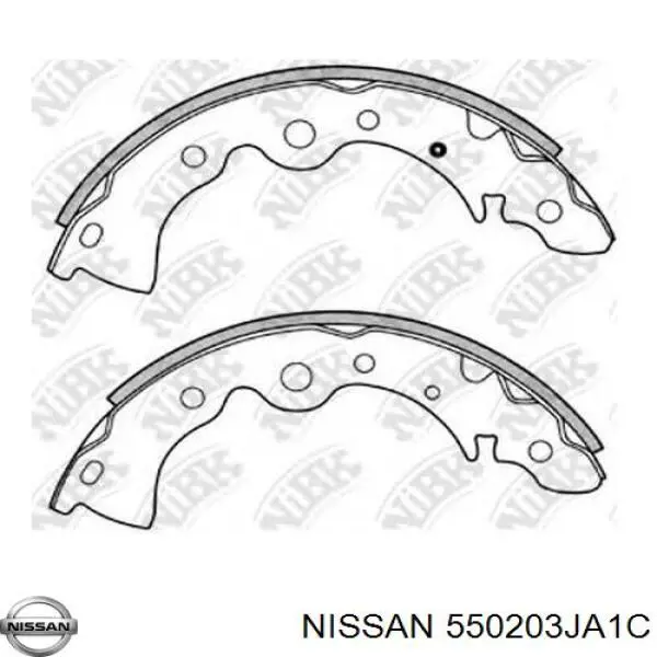 Купити 550203JA1C Nissan/Infiniti Задні пружини