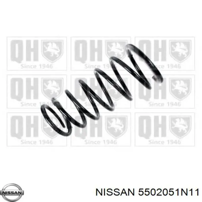Купити 5502051N11 Nissan/Infiniti Задні пружини