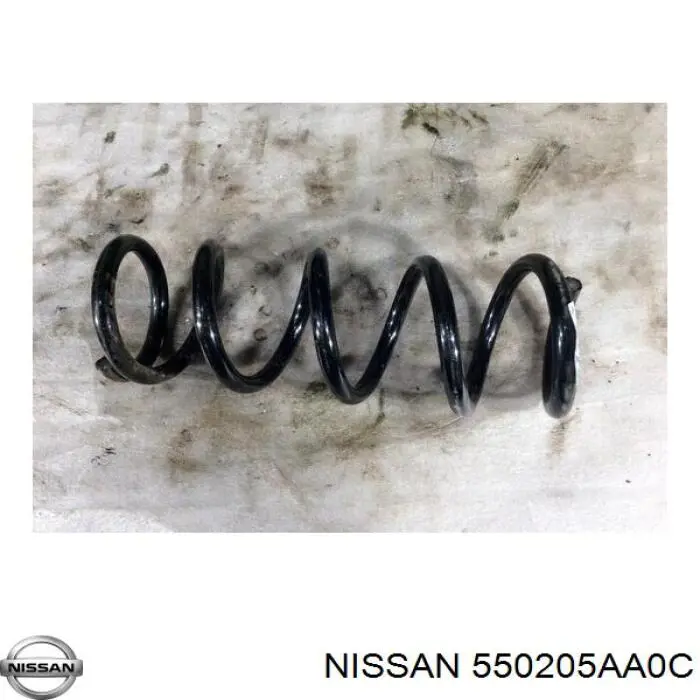 Задні пружини 550205AA0C Nissan/Infiniti