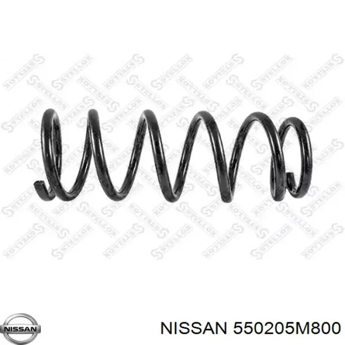 550205M800 Nissan/Infiniti Пружина підвіски задня