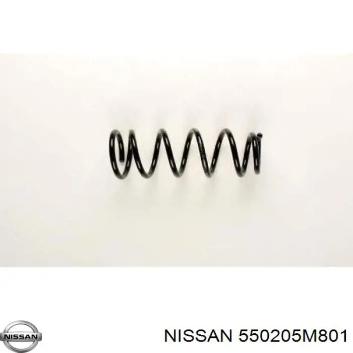 Пружина задня Nissan/Infiniti 550205M801 ціна, від 68.31 USD