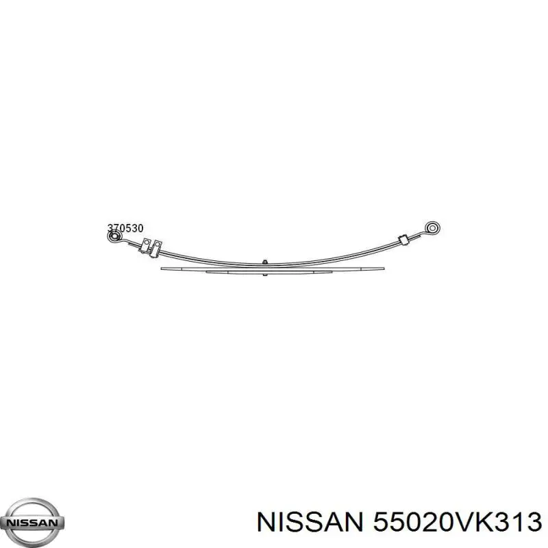 Купити 55020VK313 Nissan/Infiniti Ресори задні (пружини задньої підвіски)