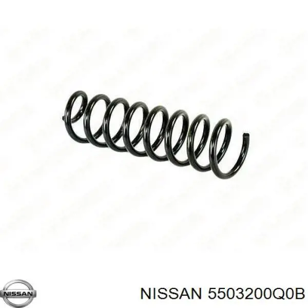 Проставка (гумове кільце) пружини задньої, нижня 5503200Q0B Nissan/Infiniti