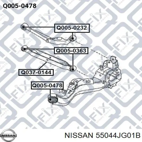 Купити 55044JG01B Nissan/Infiniti 