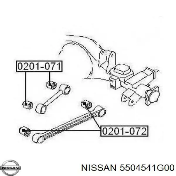 Сайлентблок заднього поздовжнього нижнього важеля Nissan Terrano (WD21) (Нісан Террано)