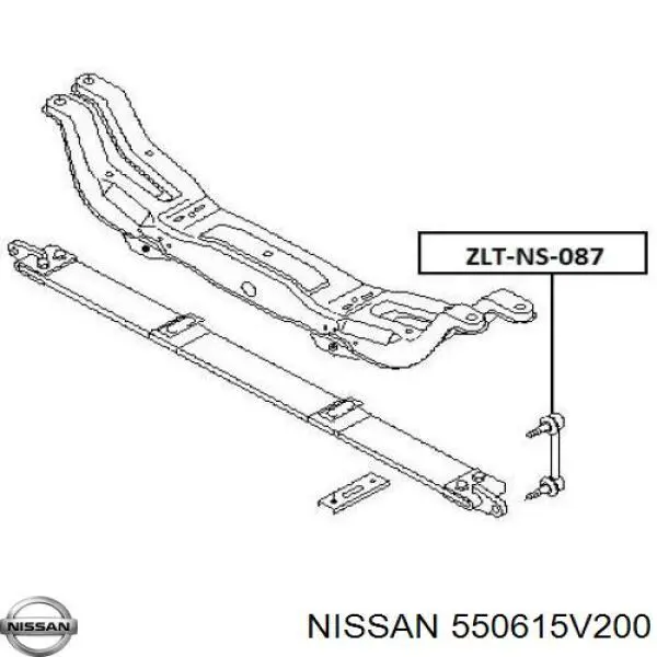 Стійка стабілізатора заднього 550615V200 Nissan