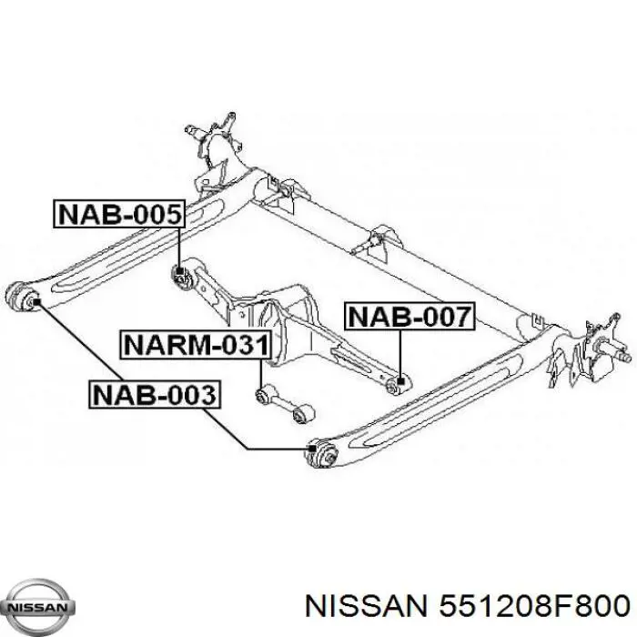  551208F800 Nissan