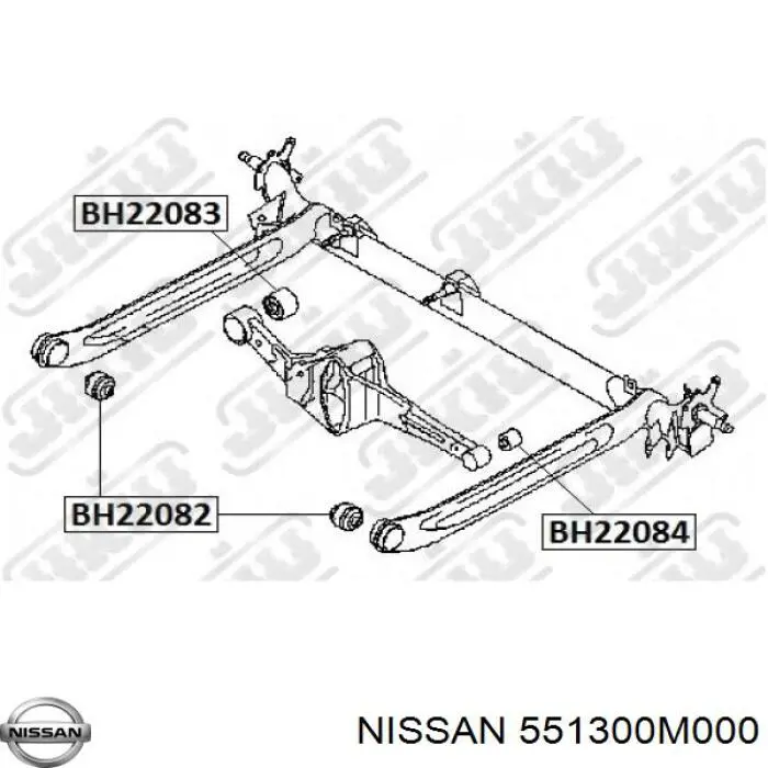 Штанги реактивні задньої підвіски Nissan/Infiniti 551300M000 ціна, від 25.19 USD