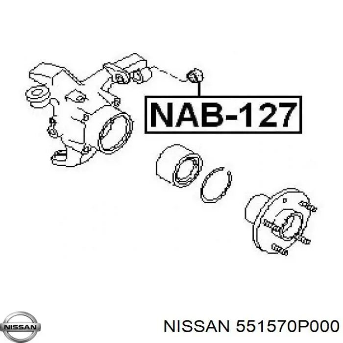 Купити N25071 RBI Сайлентблок цапфи задньої