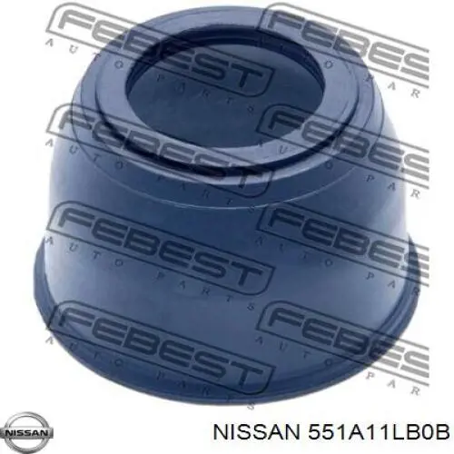 Важіль задньої підвіски нижній, лівий 551A11LB0B Nissan/Infiniti