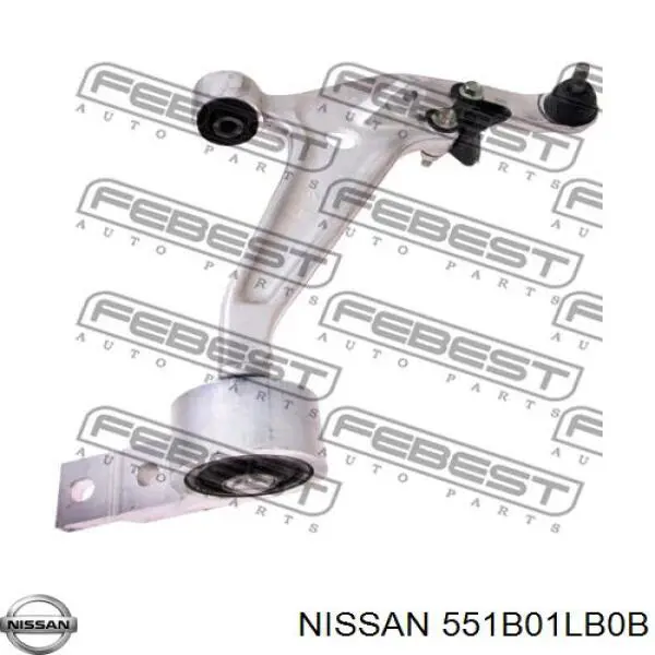 Сайлентблок заднього нижнього важеля Nissan/Infiniti 551B01LB0B ціна, від 11.60 USD