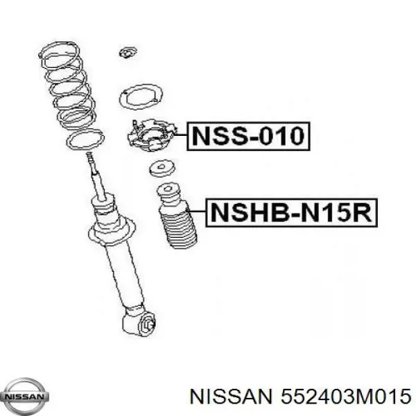 Пыльник заднего амортизатора NISSAN 552403M015