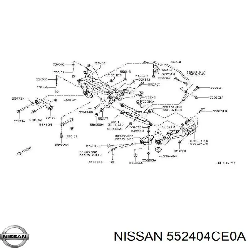 552404CE0A Nissan/Infiniti 