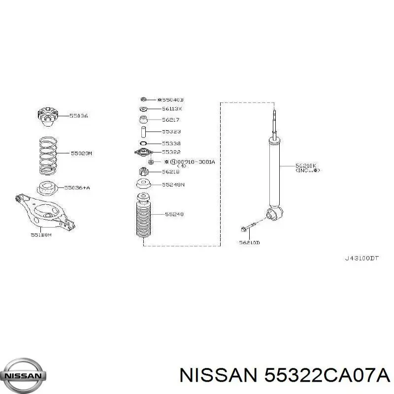  55322CA07A Nissan