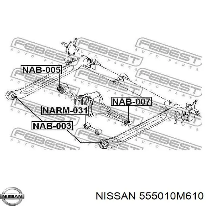  555010M610 Nissan