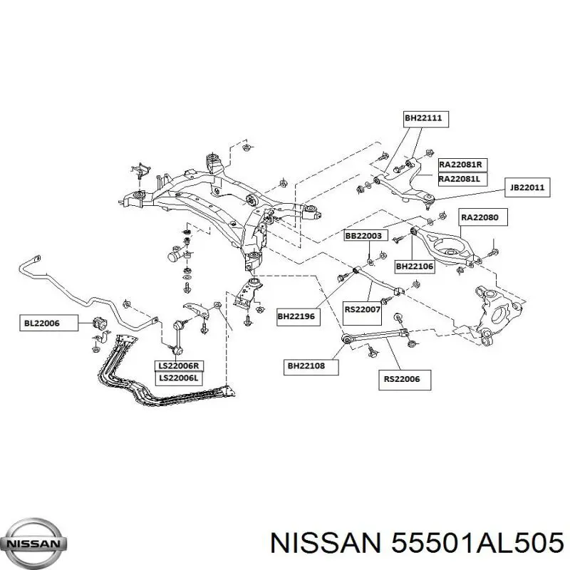 Купити 55501AL505 Nissan/Infiniti 