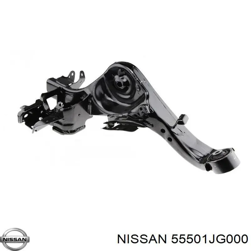 Важіль/тяга задньої підвіски подовжній нижній, правий Nissan/Infiniti 55501JG000