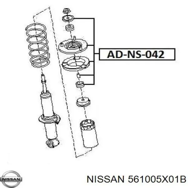 Купити 561005X01B Nissan/Infiniti Амортизатор передньої підвіски
