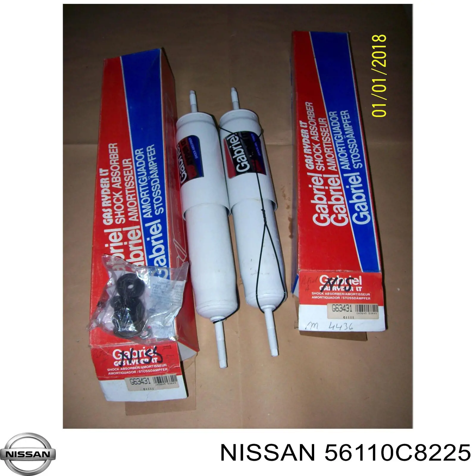 Стойка амортизатора передняя Nissan/Infiniti 56110C8225 ціна, від 23.91 USD