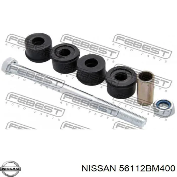 Втулка стійки переднього стабілізатора Nissan/Infiniti 56112BM400 ціна, від 1.31 USD