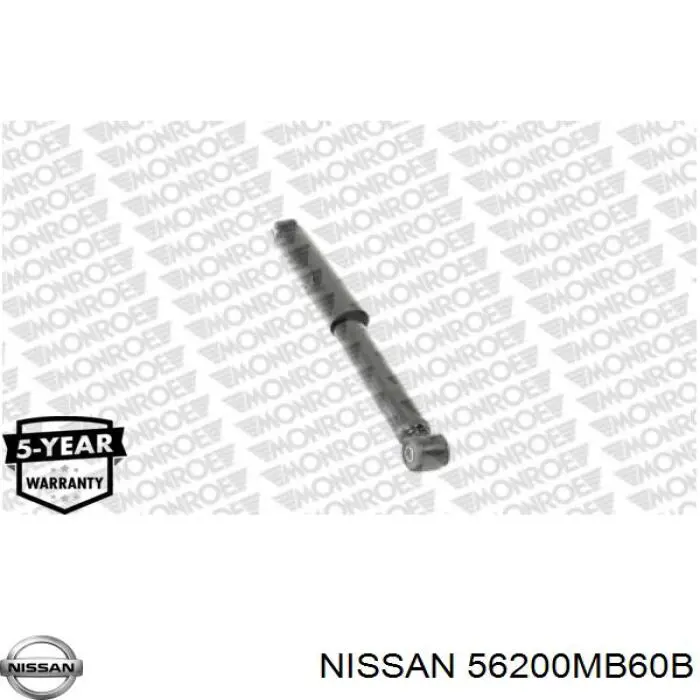 Амортизатор задній 56200MB60B Nissan