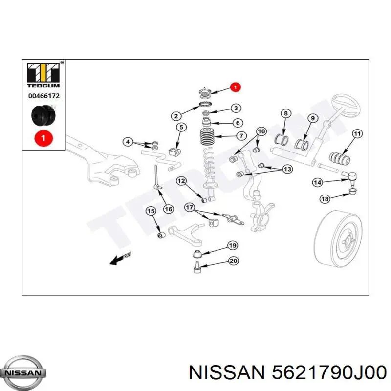  5621790J00 Nissan