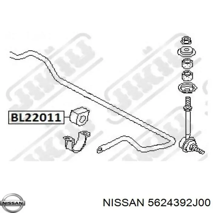 Подушка стабілізатора Nissan/Infiniti 5624392J00 ціна, від 1.60 USD
