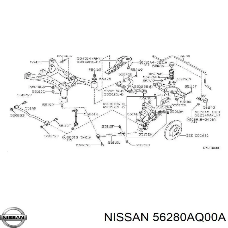 56280AQ00A Nissan/Infiniti 