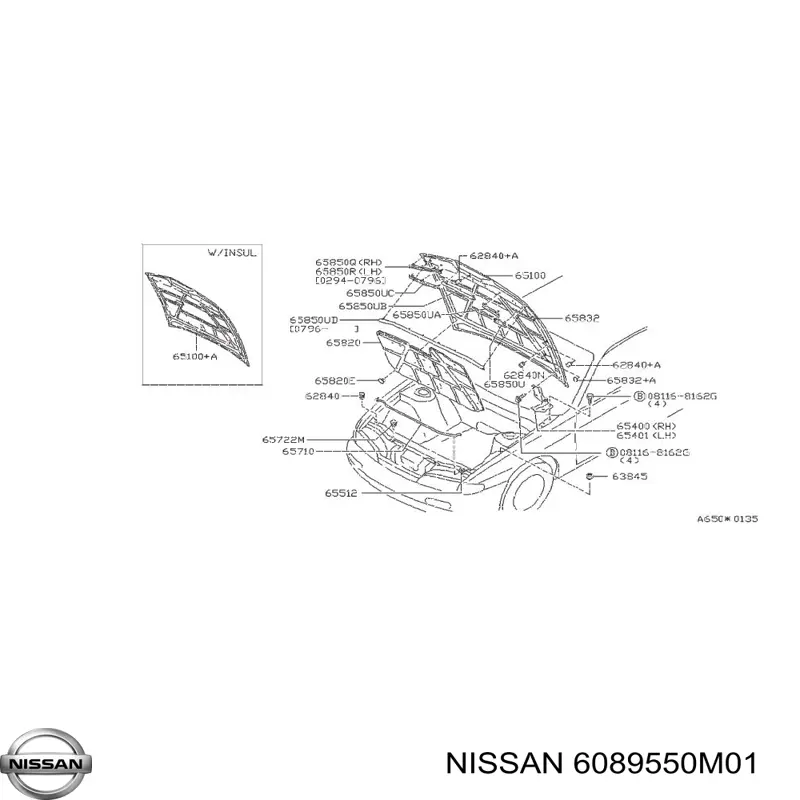 Nissan/Infiniti 6089550M01