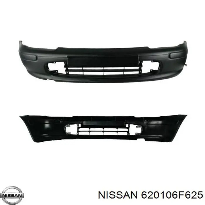 620106F625 Nissan бампер передній
