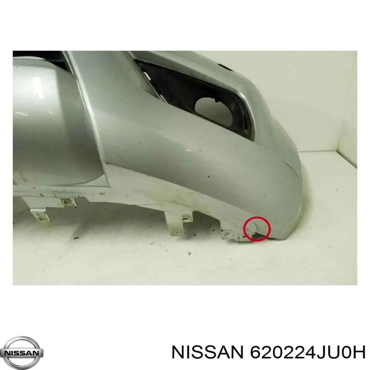 Передній бампер 620224JU0H Nissan/Infiniti