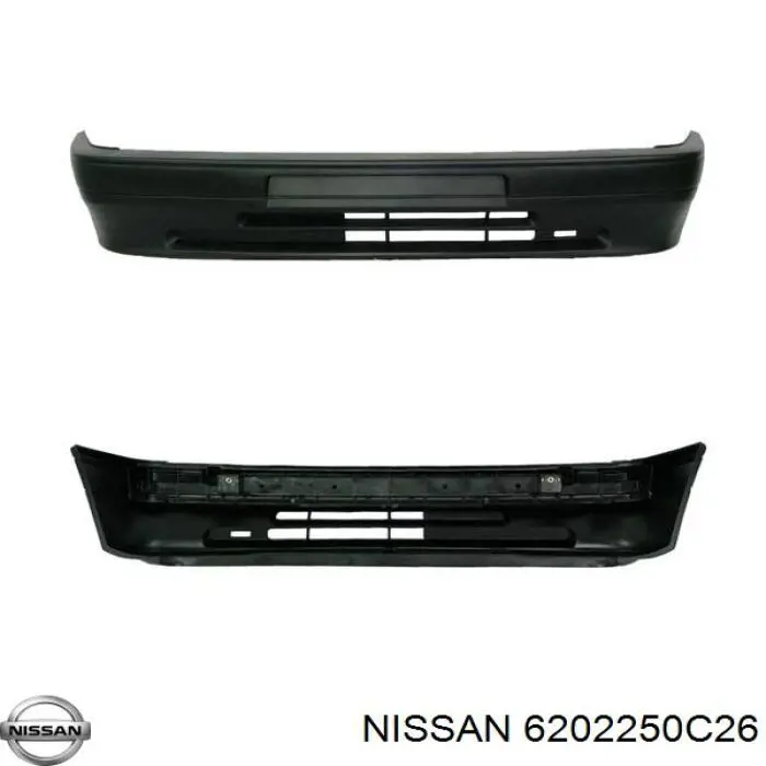 6202250C25 Nissan/Infiniti Бампер передній в зборі