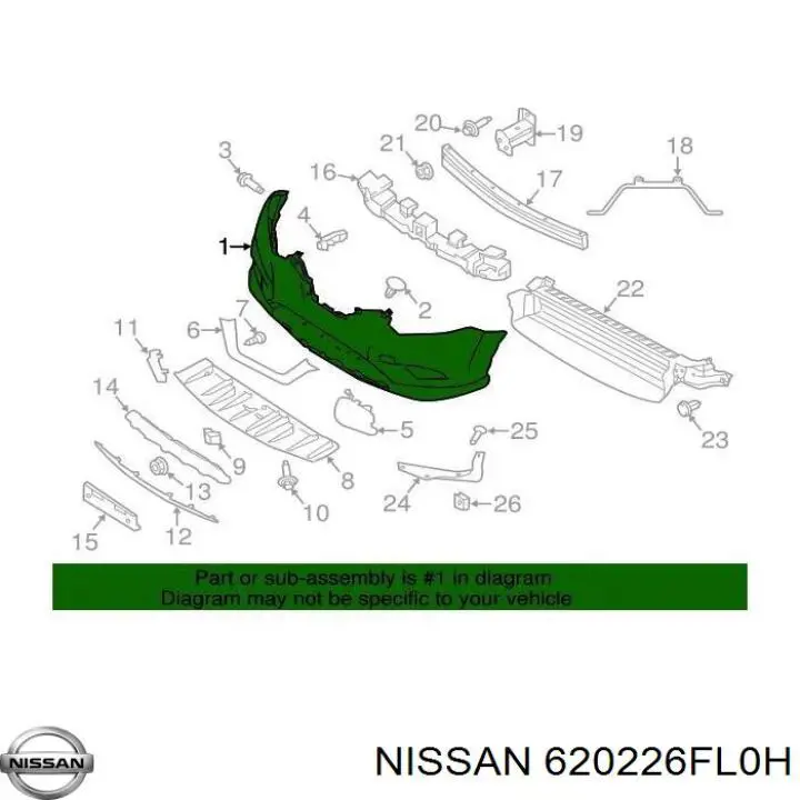 Бампер передній TYG DS04427BB