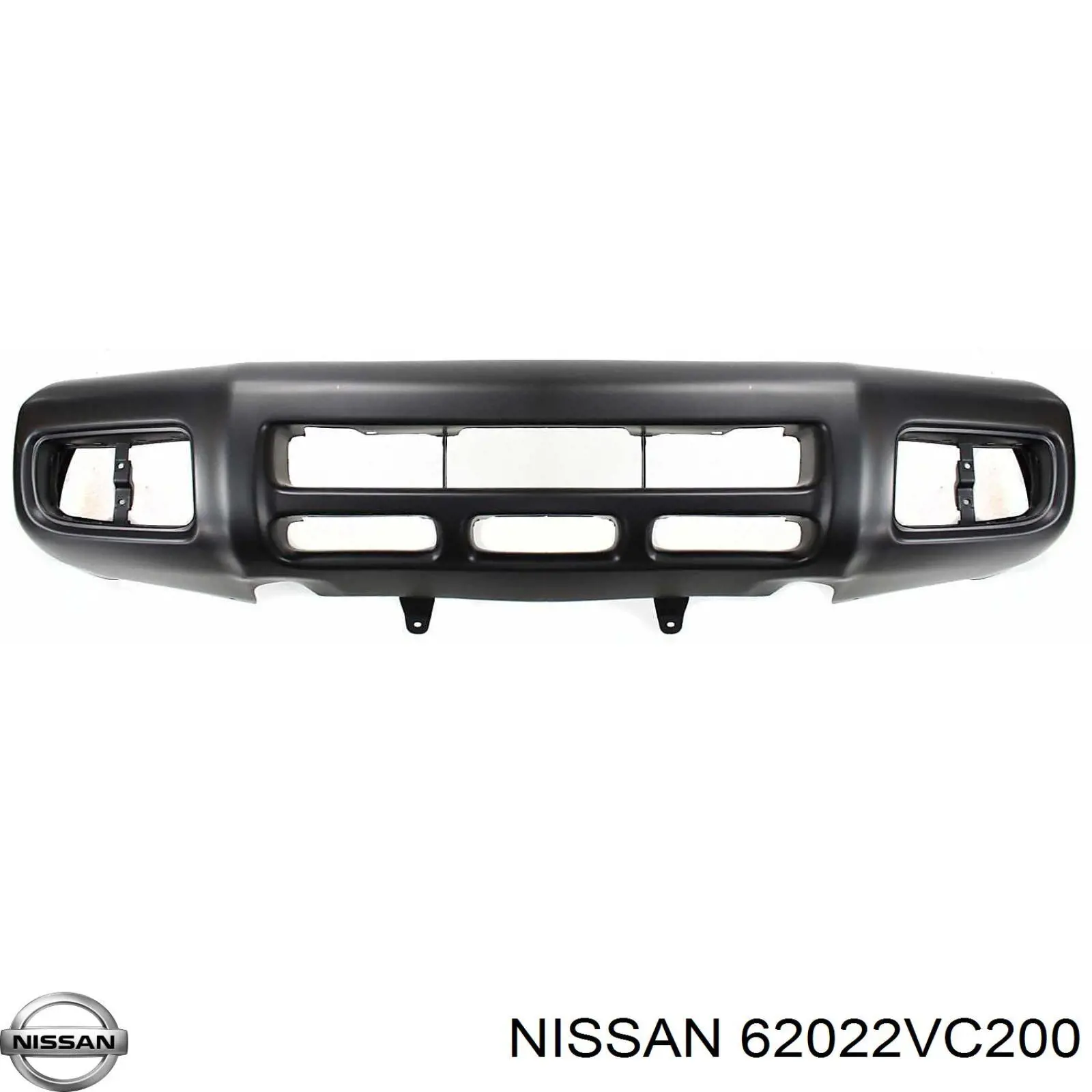 Бампер передній в зборі на Nissan Patrol  Y61