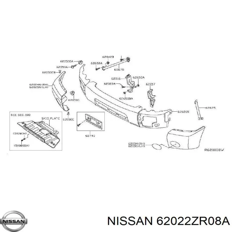 Бампер передній, центральна частина Polcar 278507 ціна, від 372.44 USD