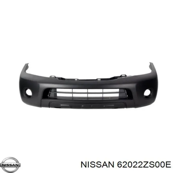 62022ZS00E Nissan/Infiniti Бампер передній в зборі