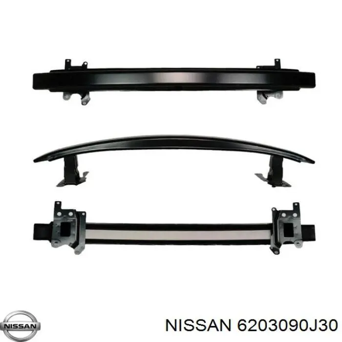 Підсилювач бампера переднього Nissan/Infiniti 6203090J30