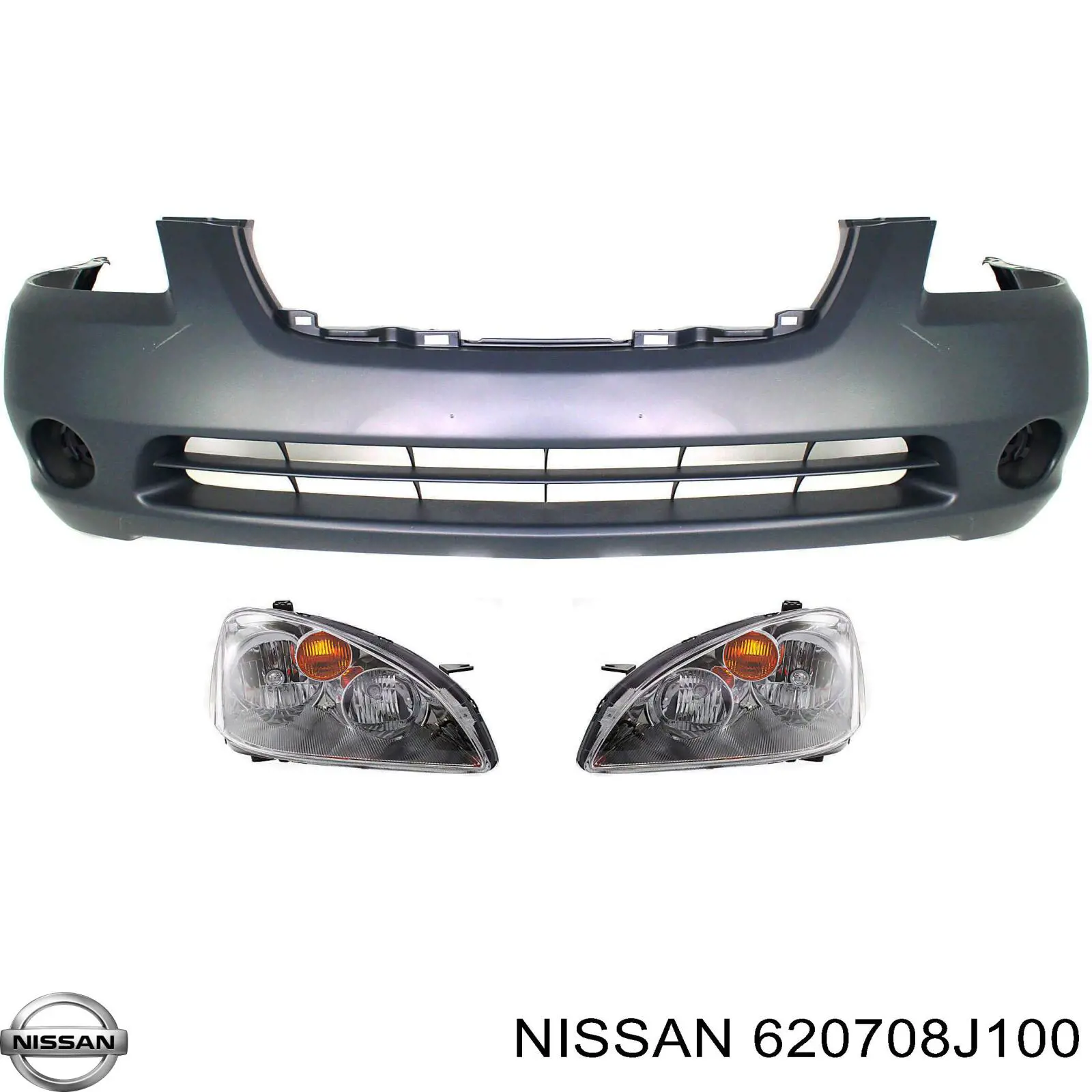620708J100 Nissan/Infiniti Решітка радіатора