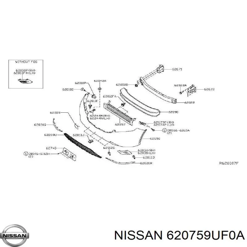 620759UF0A Nissan 