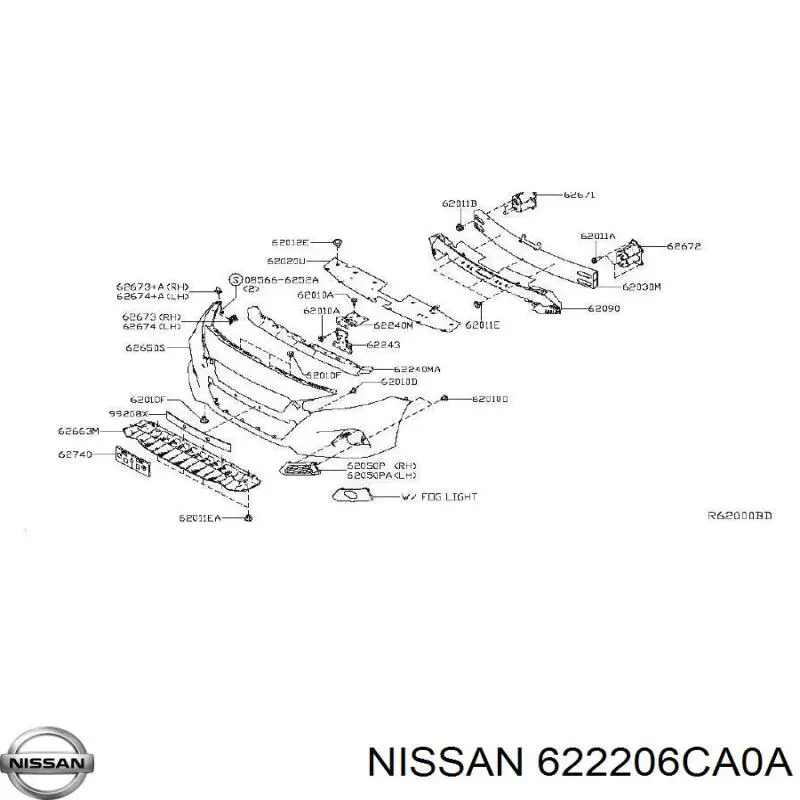  622206CA0A Nissan