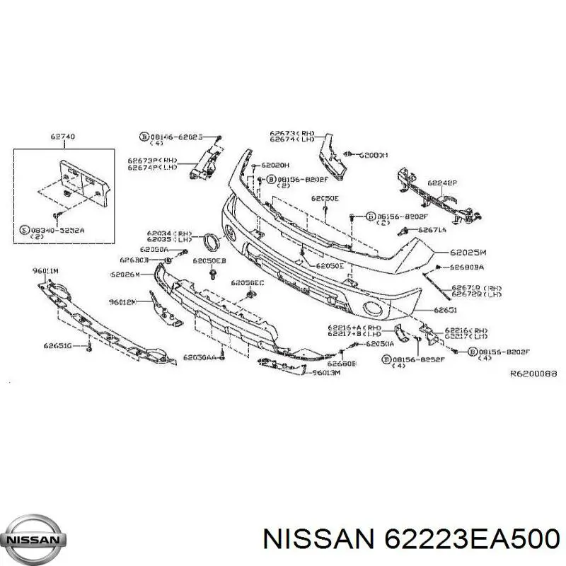  62223EA500 Nissan